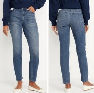 Old Navy Women's Straight Leg Blue Jeans